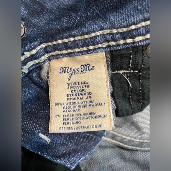 MISS ME FLUER TOTEM STONEWOOD WASH CAPRIS FROM THE BUCKLE in Size 24 - Picture 12 of 12